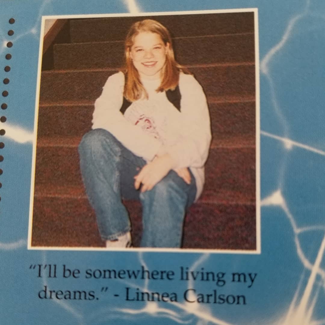 yearbook find from 1999. What would you tell yourself twenty years from now?
